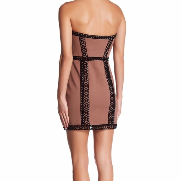 FREE PEOPLE Embroidered Mink Tube Dress - Picture 2 of 3